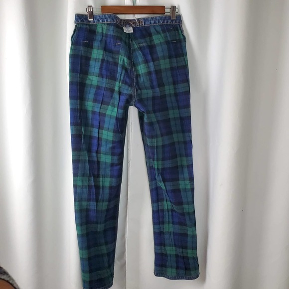 Lands'end Blue Jeans Flannel Lined Size 10 - Picture 5 of 8